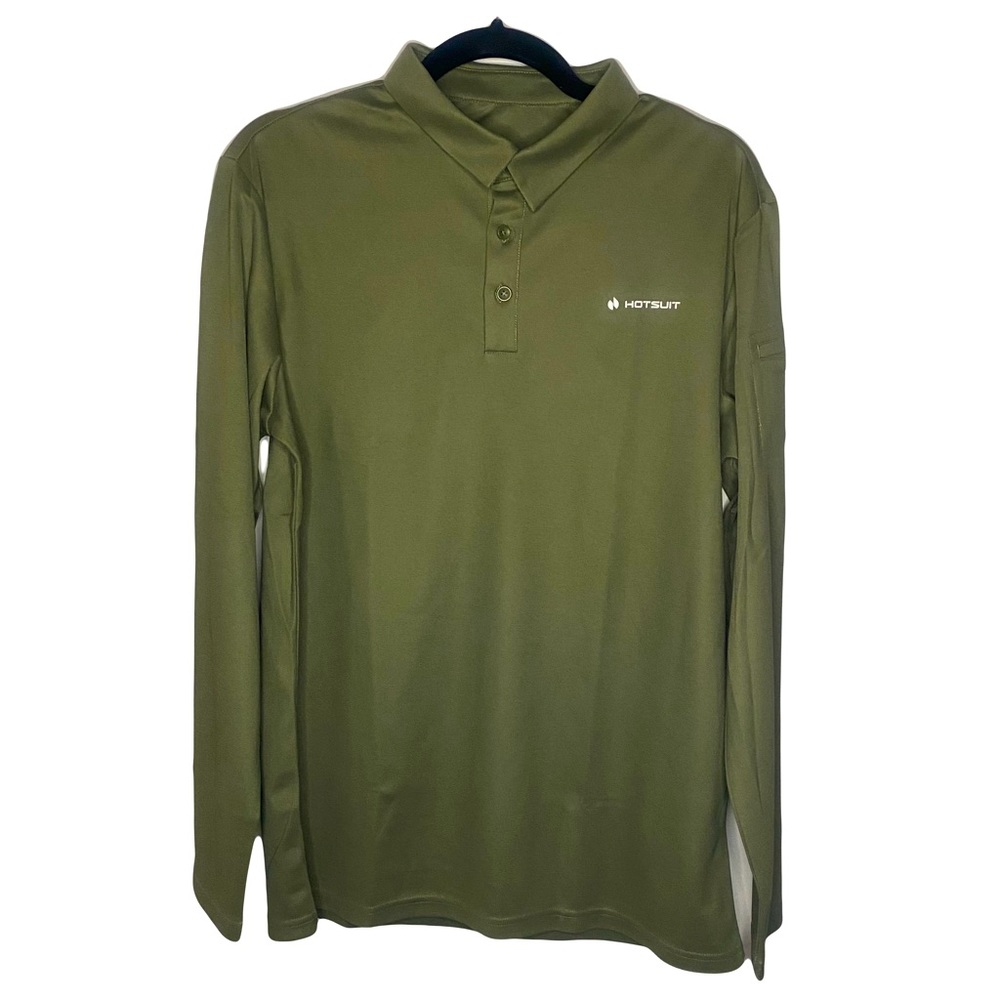 Hotsuit Green Pullover Long Sleeve Shirt Men’s Size Medium